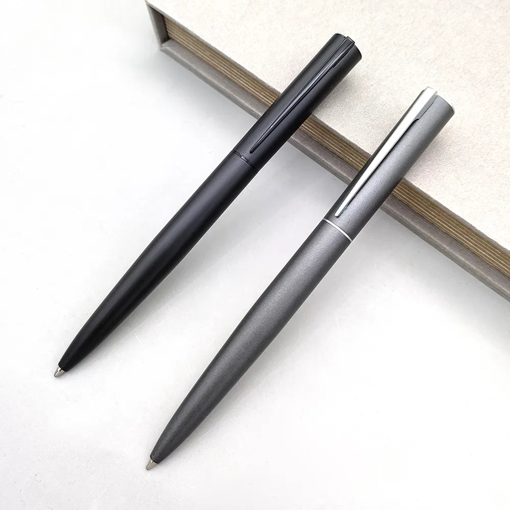 High Quality Custom Logo Chrome Trims Metal Gift Corporate Metal Souvenir Rollerball Pen Ball Pen for gift