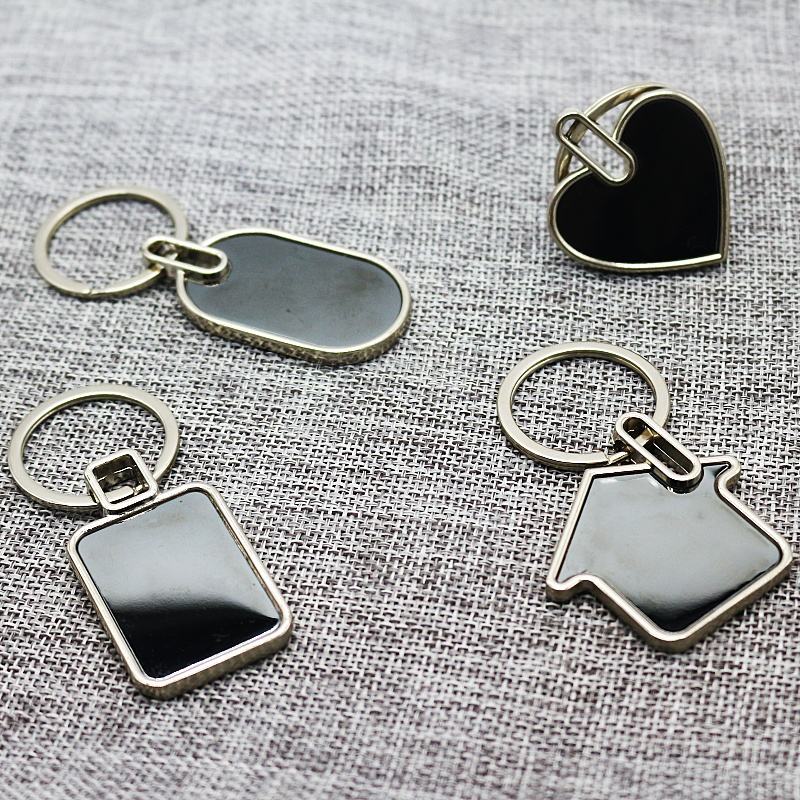 Stainless steel custom different keychain