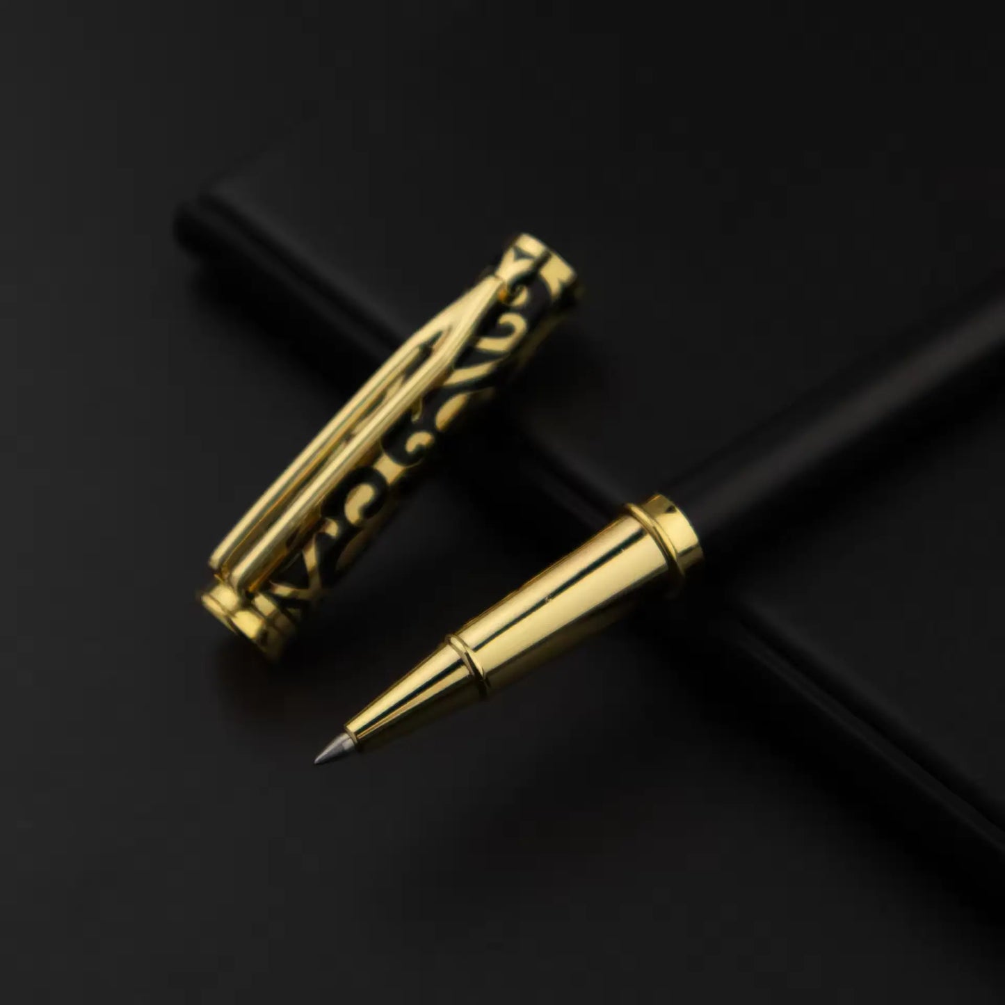 Luxury Good Quality Steel Metal Roller Pen Gel Ink Pens with Logo Advertising Pen Promote Gift Promotional Business Gifting