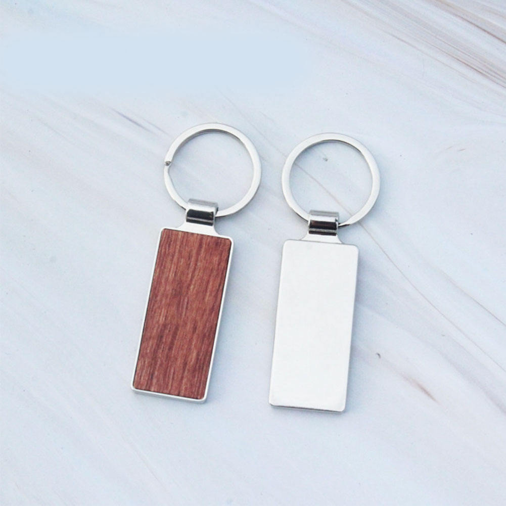 Personalized Logo, Plain Blank Sublimation Custom Wooden Keychain