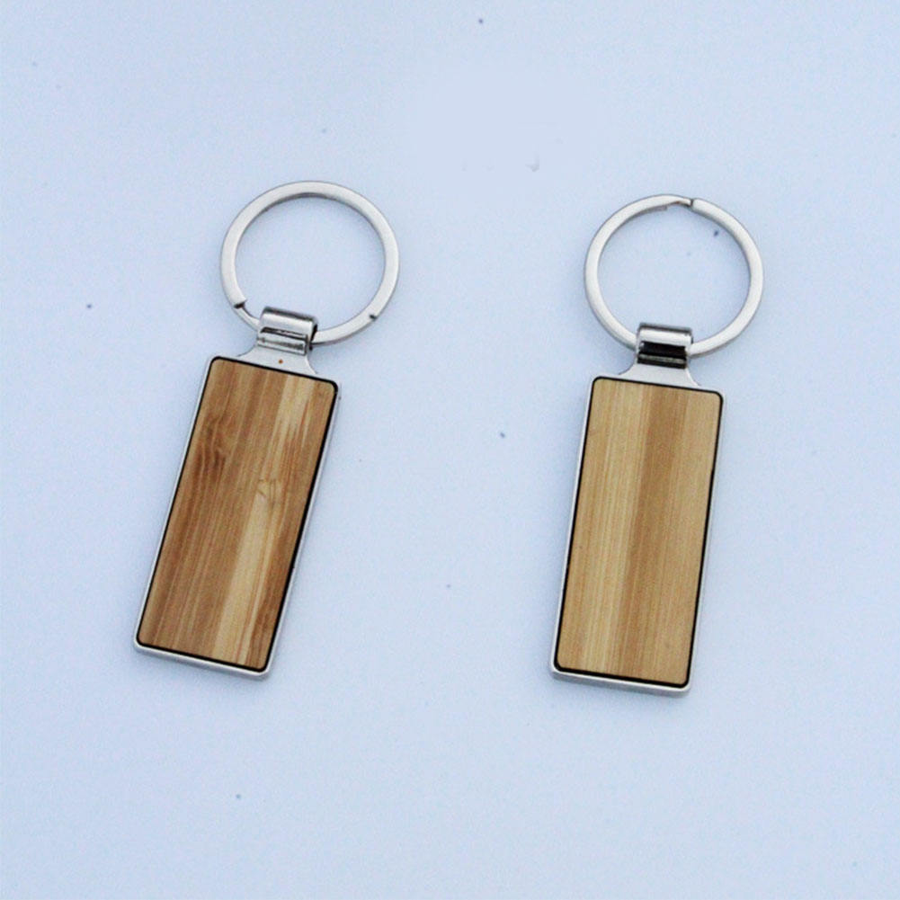 Personalized Logo, Plain Blank Sublimation Custom Wooden Keychain