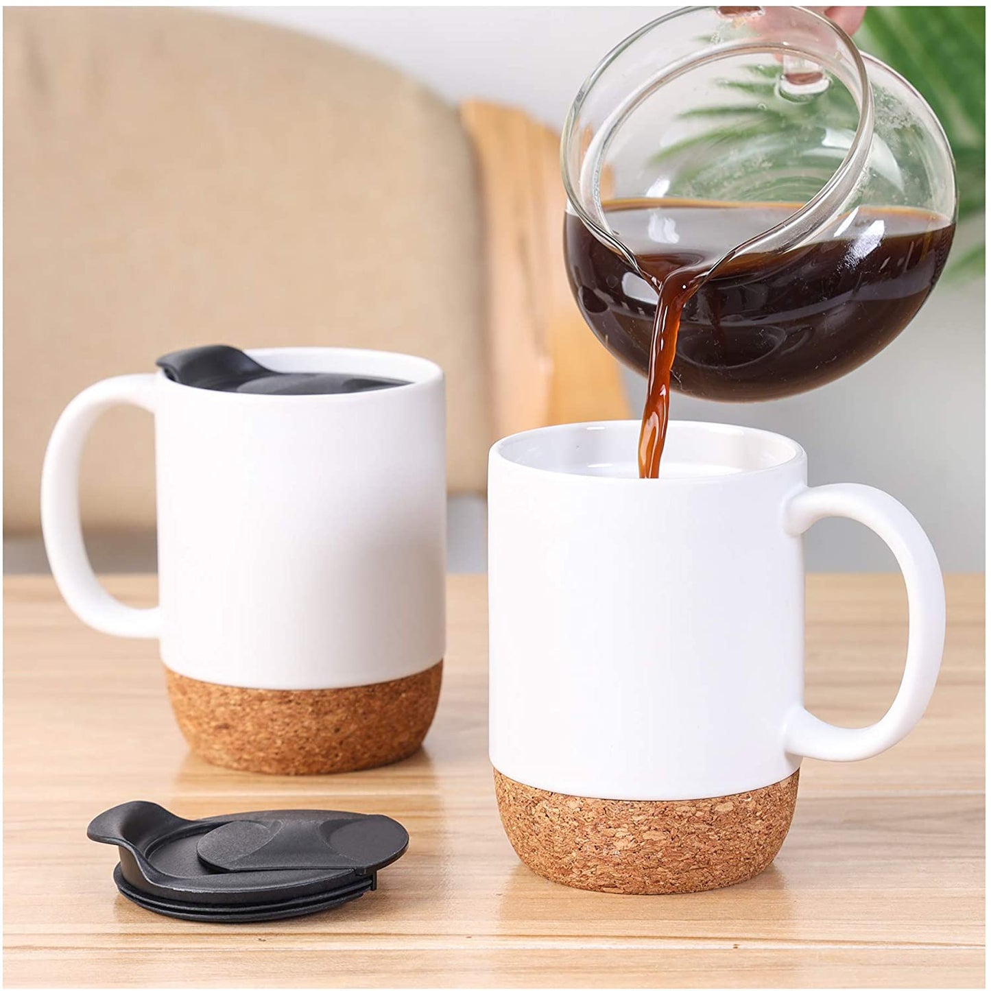 CERAMIC CORK MUG