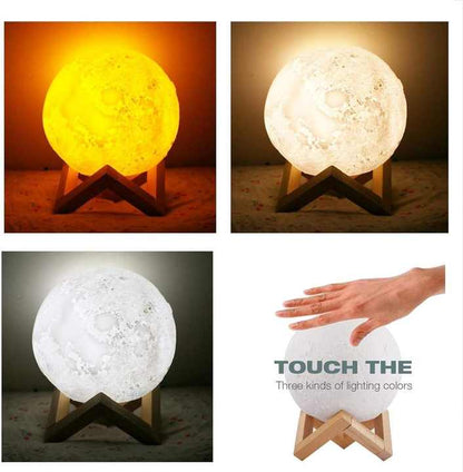 New Modern Moon Led Nordic Design Table Lamp For Living Room Light Decoration