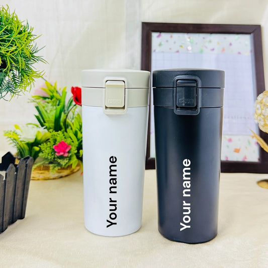 PUSH BUTTON COFEE MUG