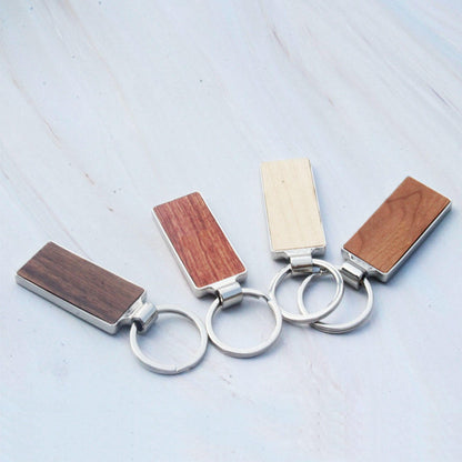 Personalized Logo, Plain Blank Sublimation Custom Wooden Keychain