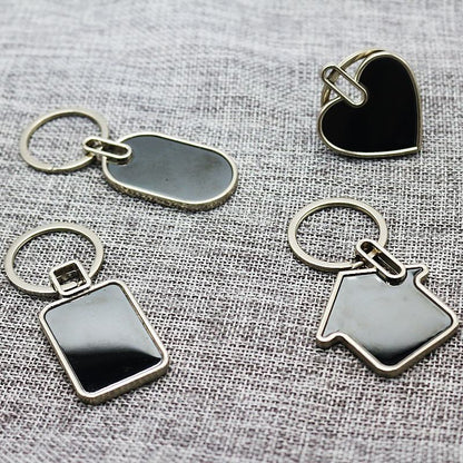 Stainless steel custom different keychain