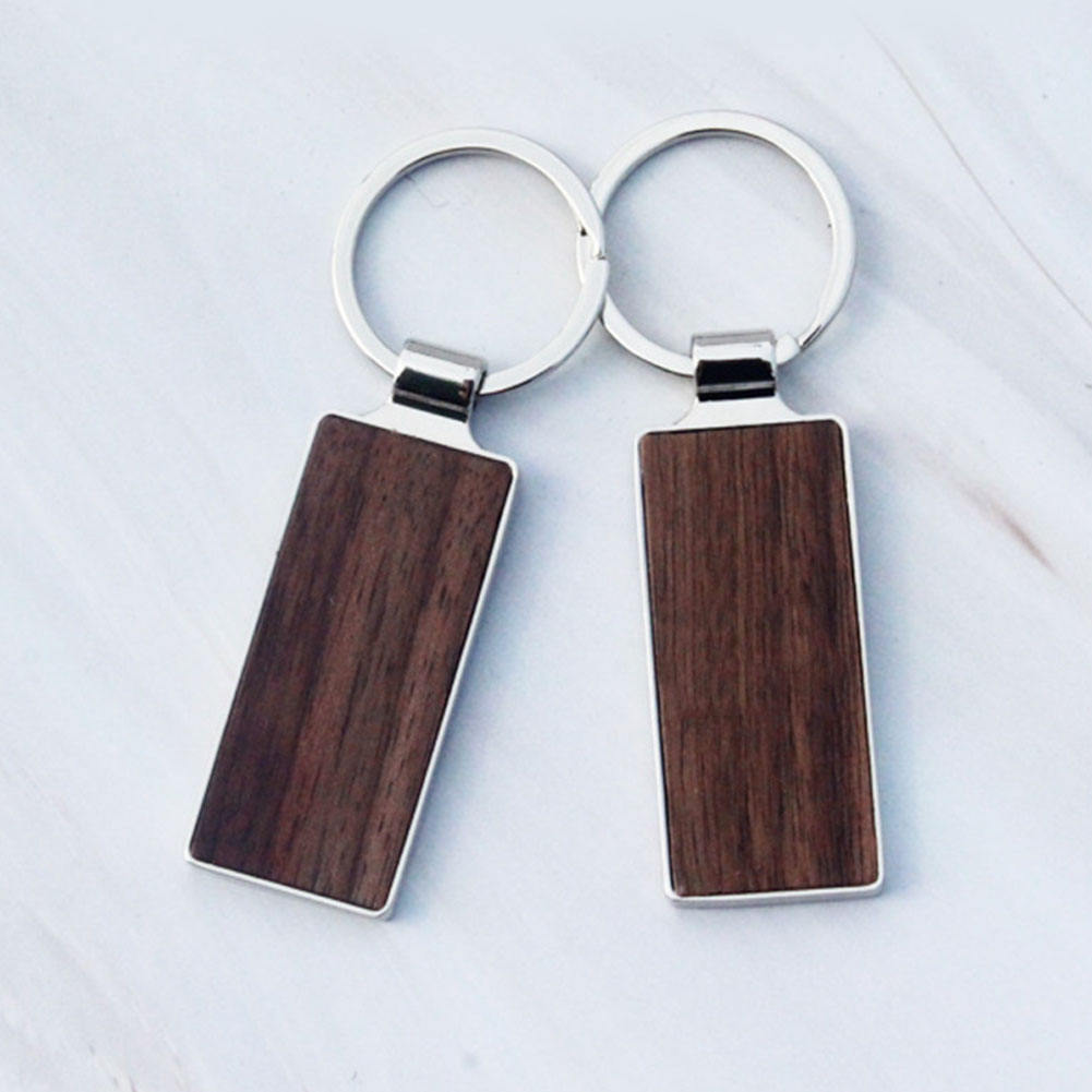Personalized Logo, Plain Blank Sublimation Custom Wooden Keychain