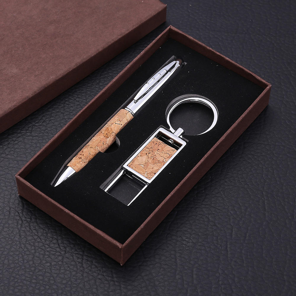 High Quality  Soft Wood Custom Logo Business Gift Set for Promotional Activities