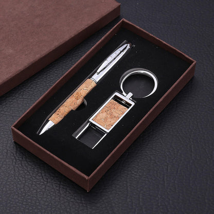 High Quality  Soft Wood Custom Logo Business Gift Set for Promotional Activities