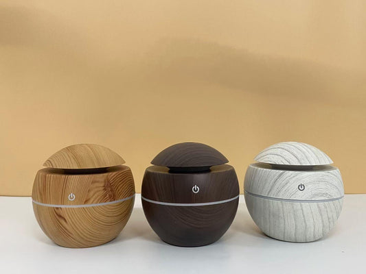 Portable colourful wooden finish room humidifier