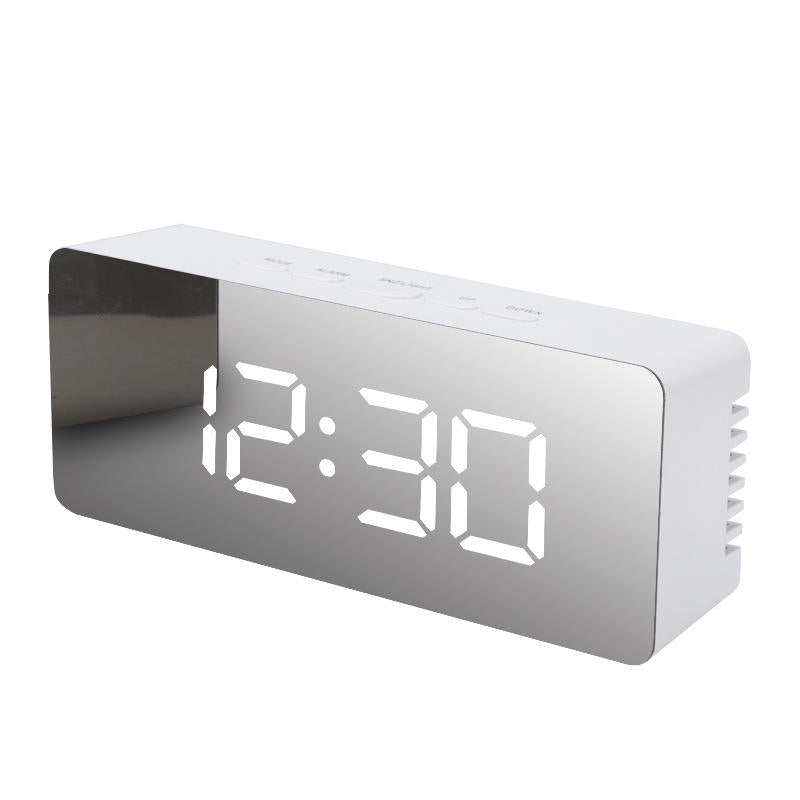 Mirror desk clock alarm clock for gifts