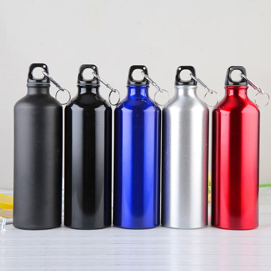 750ml ( BPA Free )Custom Logo Sublimation Drinking Aluminum Sports Bottle with hook