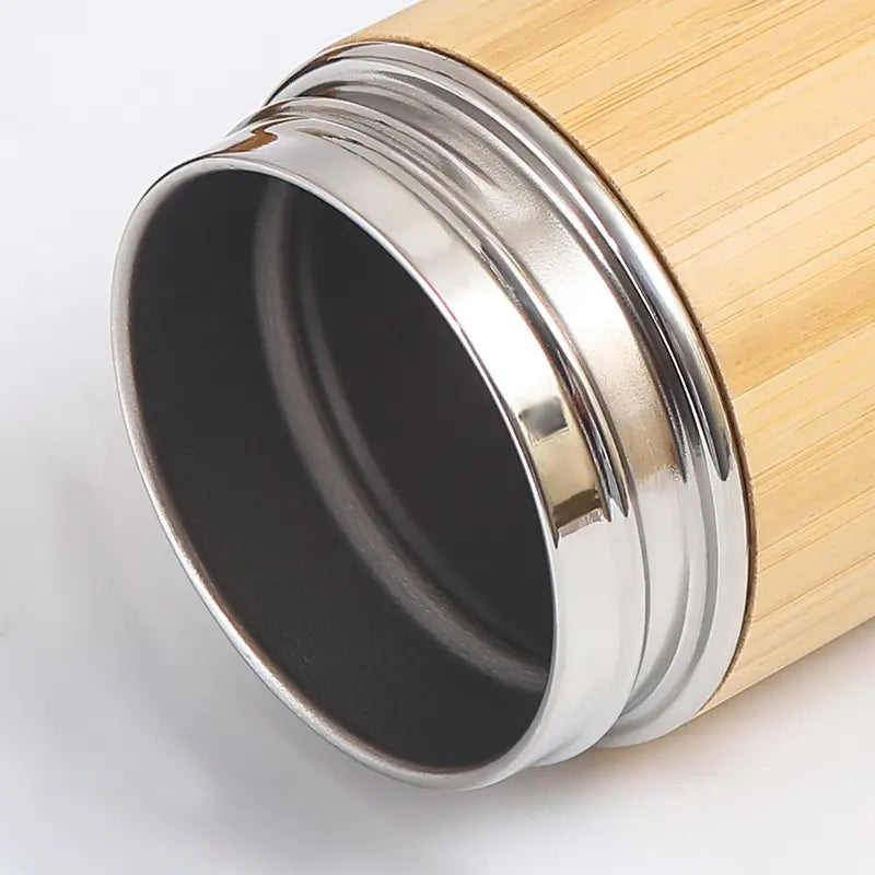 BAMBOO INSULATED STAINLESS STEEL BOTTLE