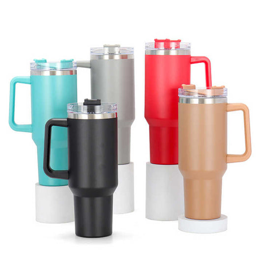 Personalized 1200ml Stainless Steel insulated Tumbler With Steel Straw