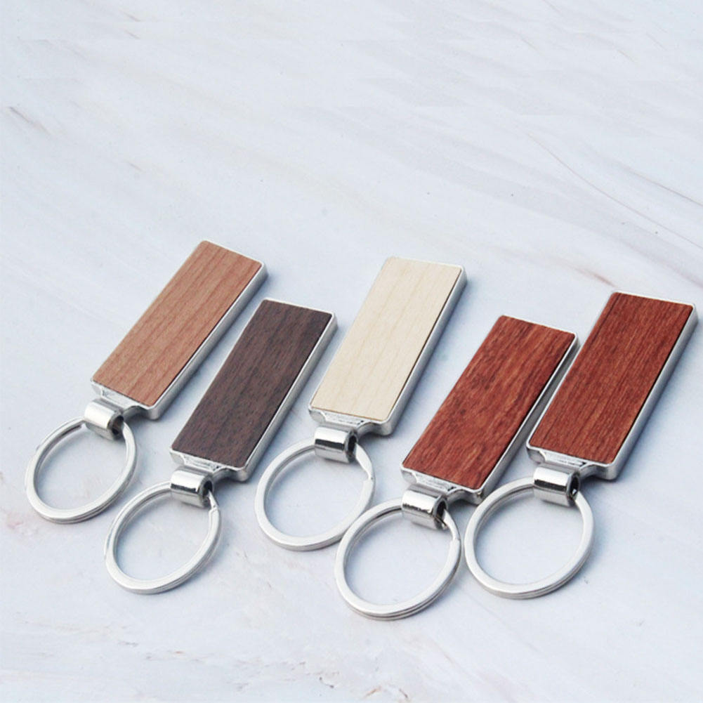 Personalized Logo, Plain Blank Sublimation Custom Wooden Keychain