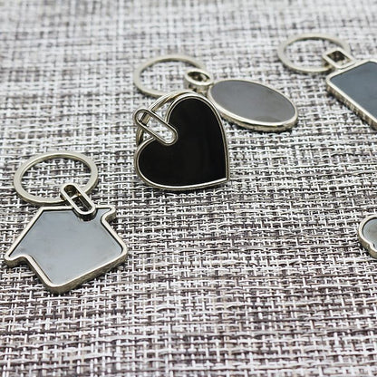 Stainless steel custom different keychain