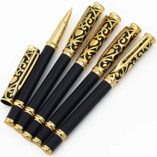 Luxury Good Quality Steel Metal Roller Pen Gel Ink Pens with Logo Advertising Pen Promote Gift Promotional Business Gifting