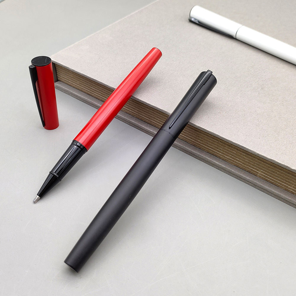 High Quality Custom Logo Chrome Trims Metal Gift Corporate Metal Souvenir Rollerball Pen Ball Pen for gift