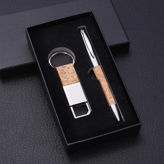High Quality  Soft Wood Custom Logo Business Gift Set for Promotional Activities