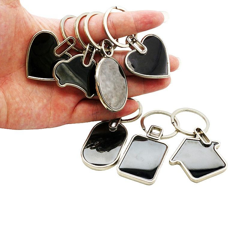Stainless steel custom different keychain
