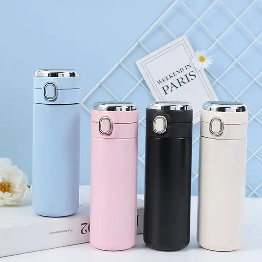 SMART TEMPERATURE INSULATED PUSH BUTTON BOTTLE