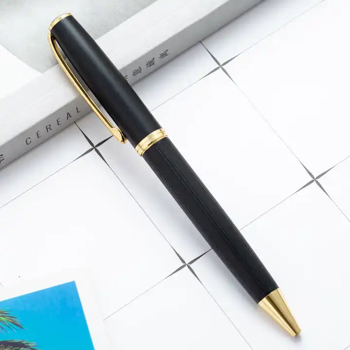 Custom high quality metal rotating signature pen ballpoint pen