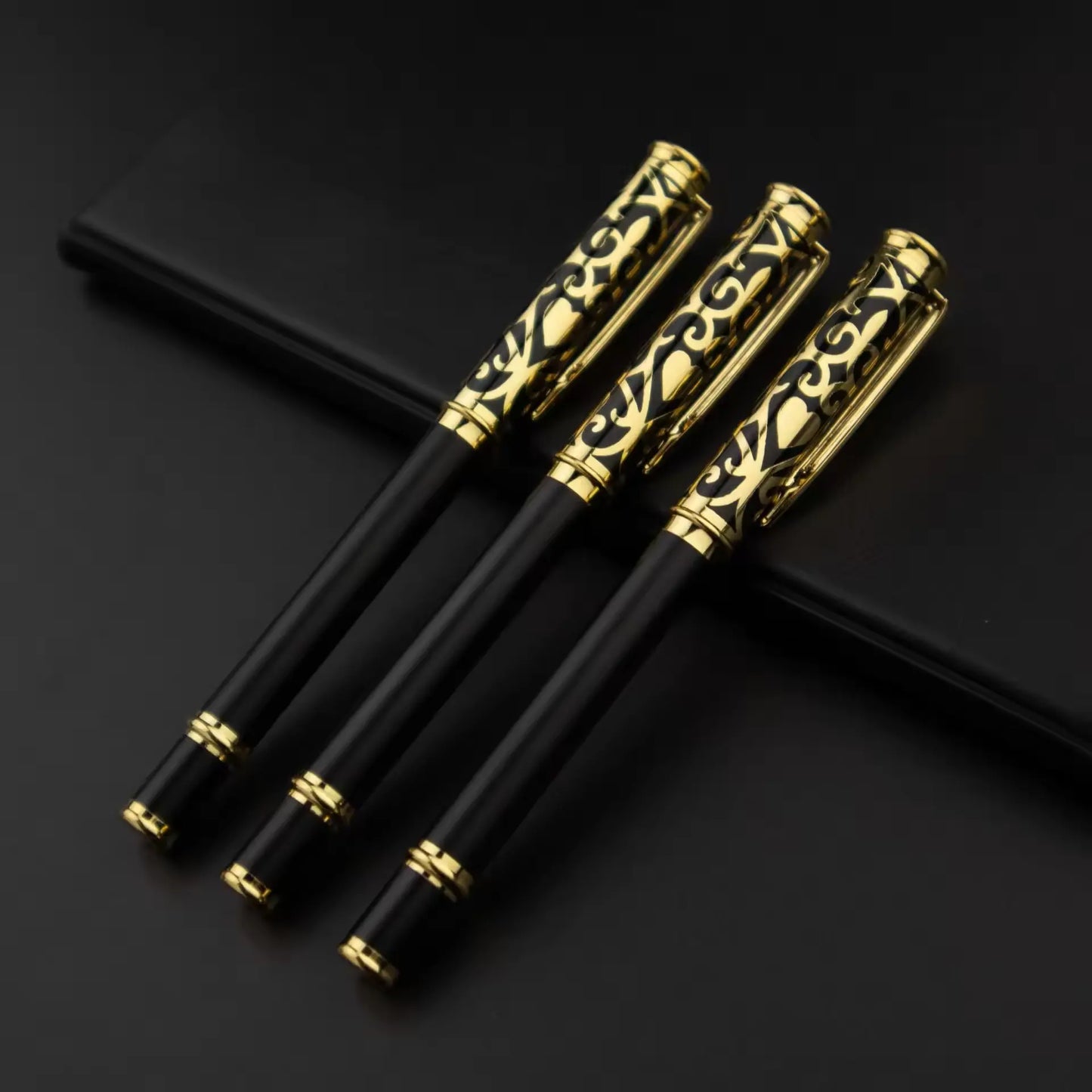Luxury Good Quality Steel Metal Roller Pen Gel Ink Pens with Logo Advertising Pen Promote Gift Promotional Business Gifting