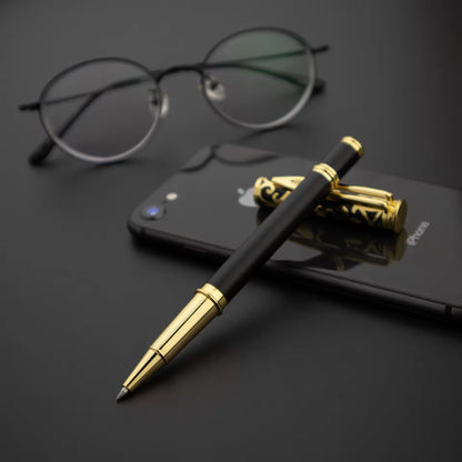 Luxury Good Quality Steel Metal Roller Pen Gel Ink Pens with Logo Advertising Pen Promote Gift Promotional Business Gifting