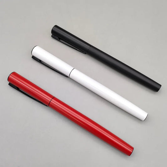 High Quality Custom Logo Chrome Trims Metal Gift Corporate Metal Souvenir Rollerball Pen Ball Pen for gift