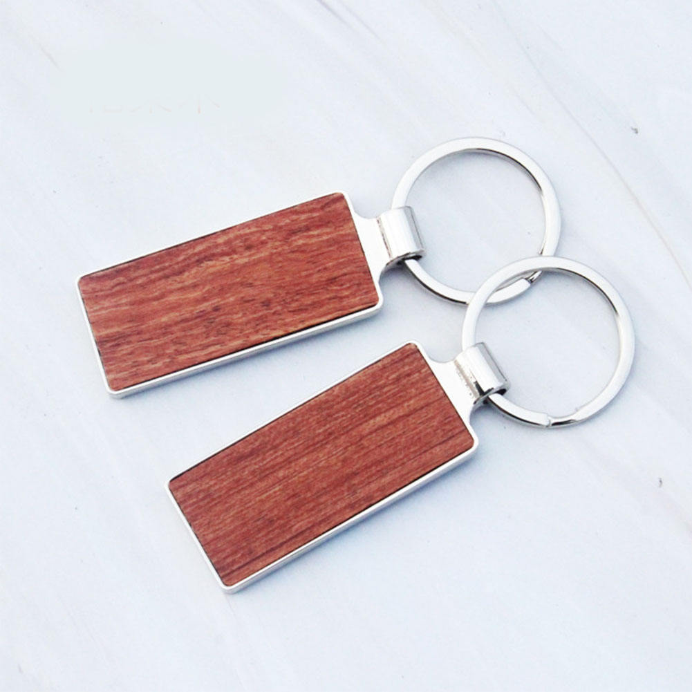 Personalized Logo, Plain Blank Sublimation Custom Wooden Keychain