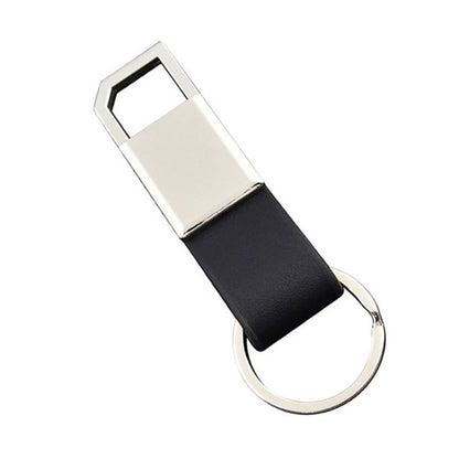 Promotion gift soft PU leather Lobster Pull out keychain leather blank