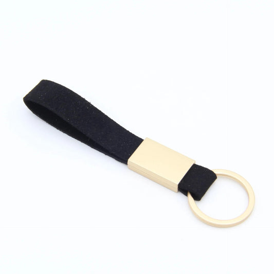 New wristband keychain pendant simple and fashionable metal keyring anti loss key rope accessories