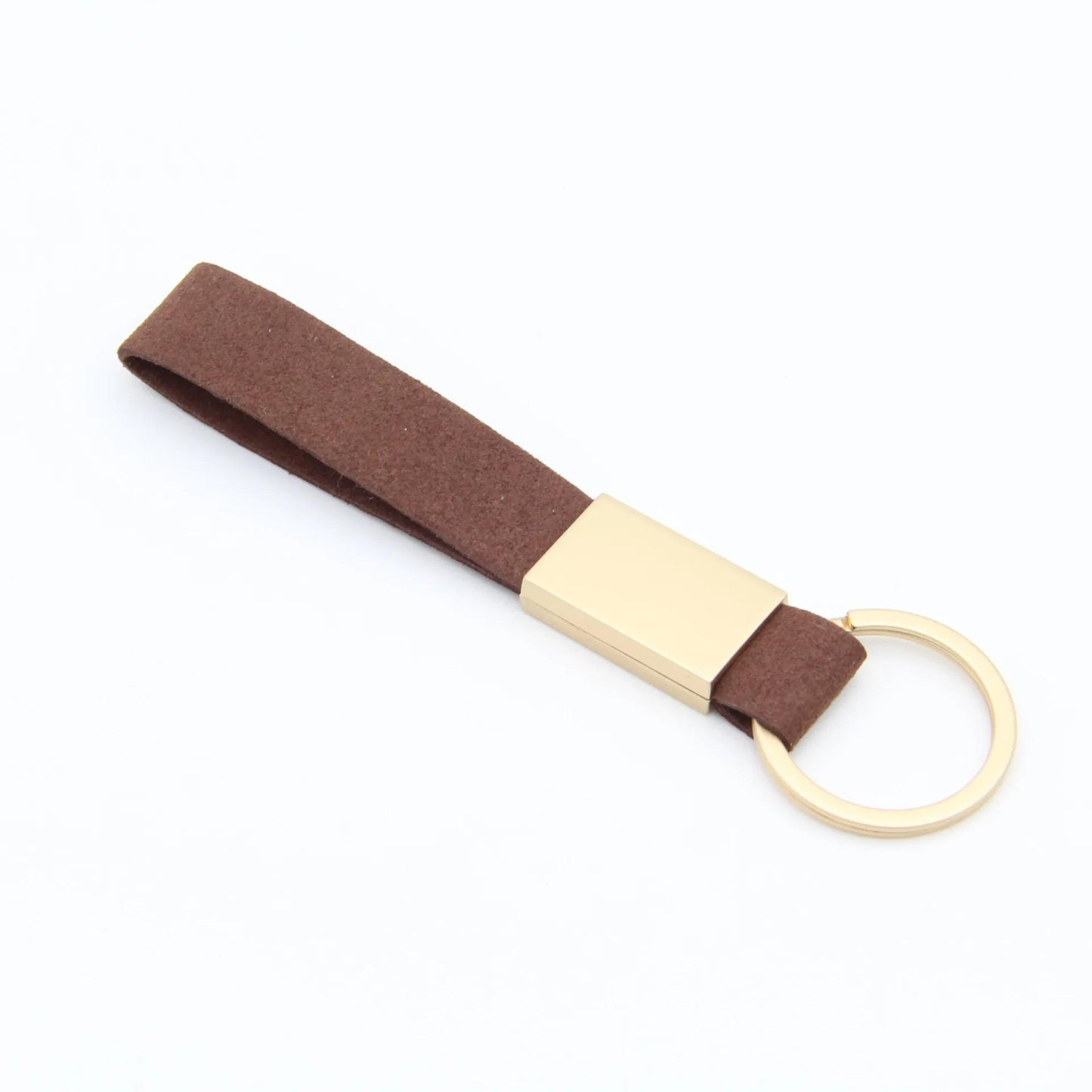 New wristband keychain pendant simple and fashionable metal keyring anti loss key rope accessories