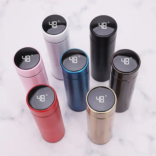 INSULATED HOT/COLD BOTTLE WITH SMART LED DISPLAY SENSOR