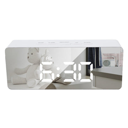 Mirror desk clock alarm clock for gifts