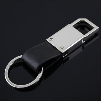 Promotion gift soft PU leather Lobster Pull out keychain leather blank