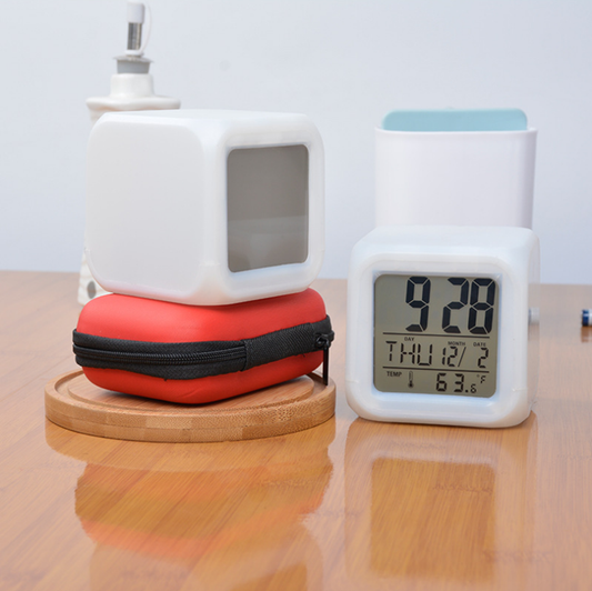 7 colour changing digital alarm clock