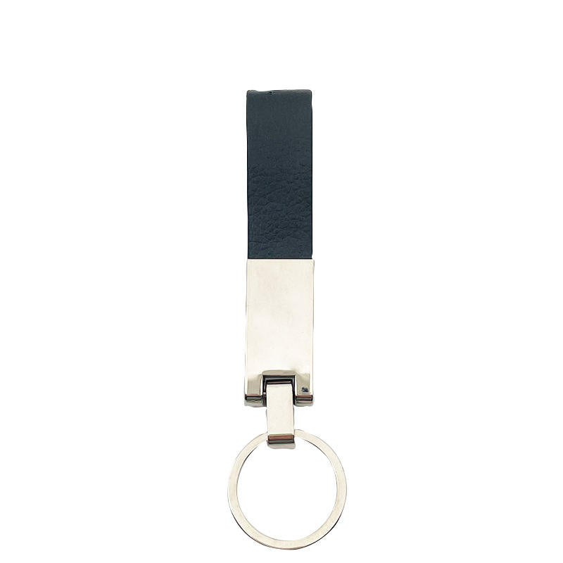 Personalized Leather Keychain Durable Key Holder for Men Women Custom Name Engraved Gift with Compact Design