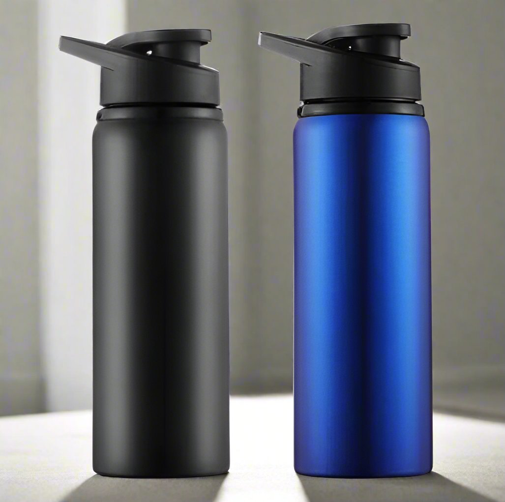 Single wall sipper cap stainless steel bottle