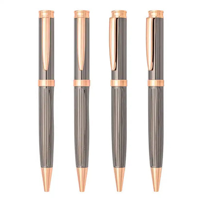 Luxury and elegant ballpoint pen Plating color high quality metal pen Twist ballpoint pen