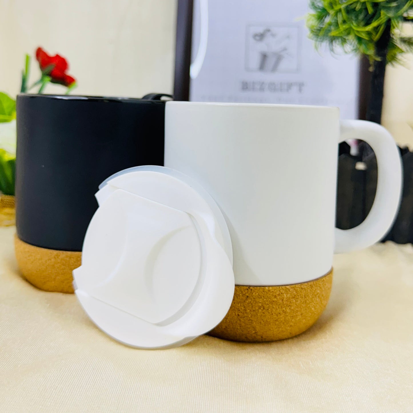 CERAMIC CORK MUG