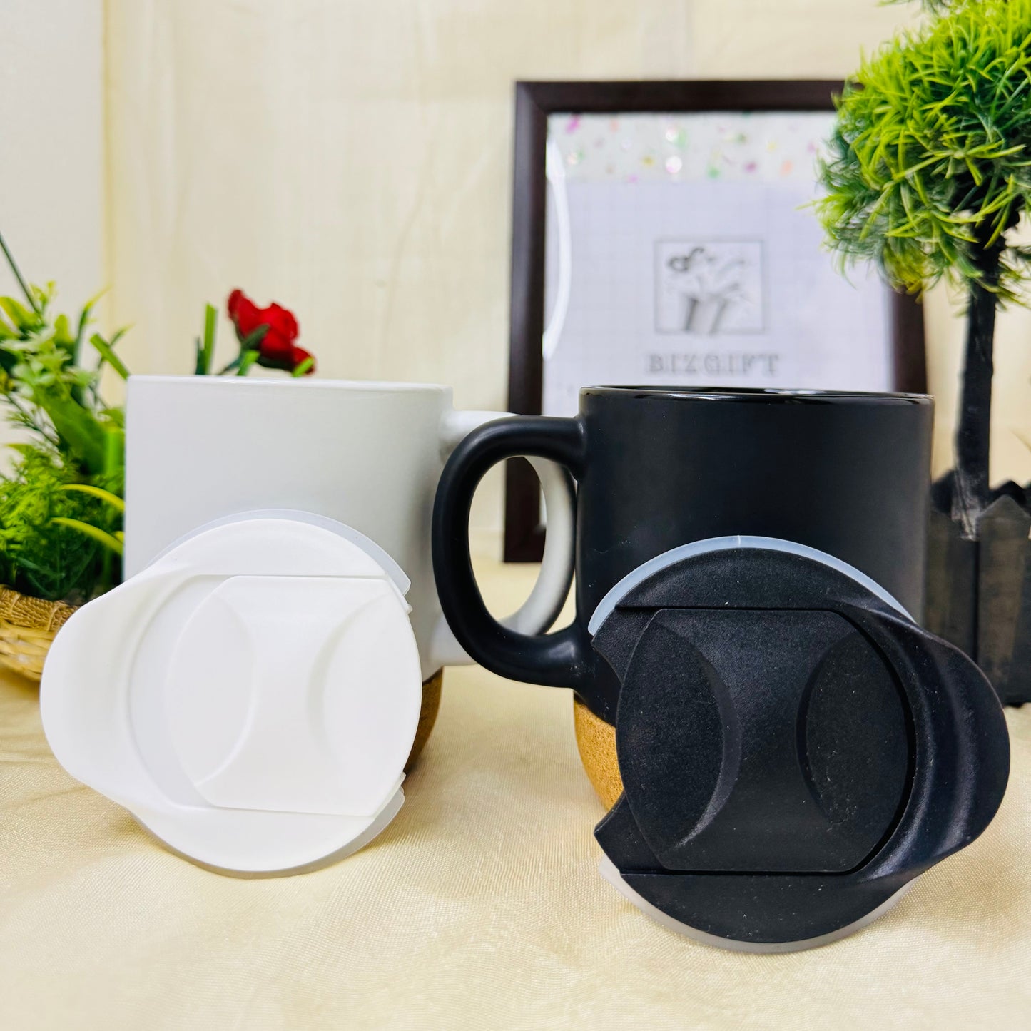 CERAMIC CORK MUG