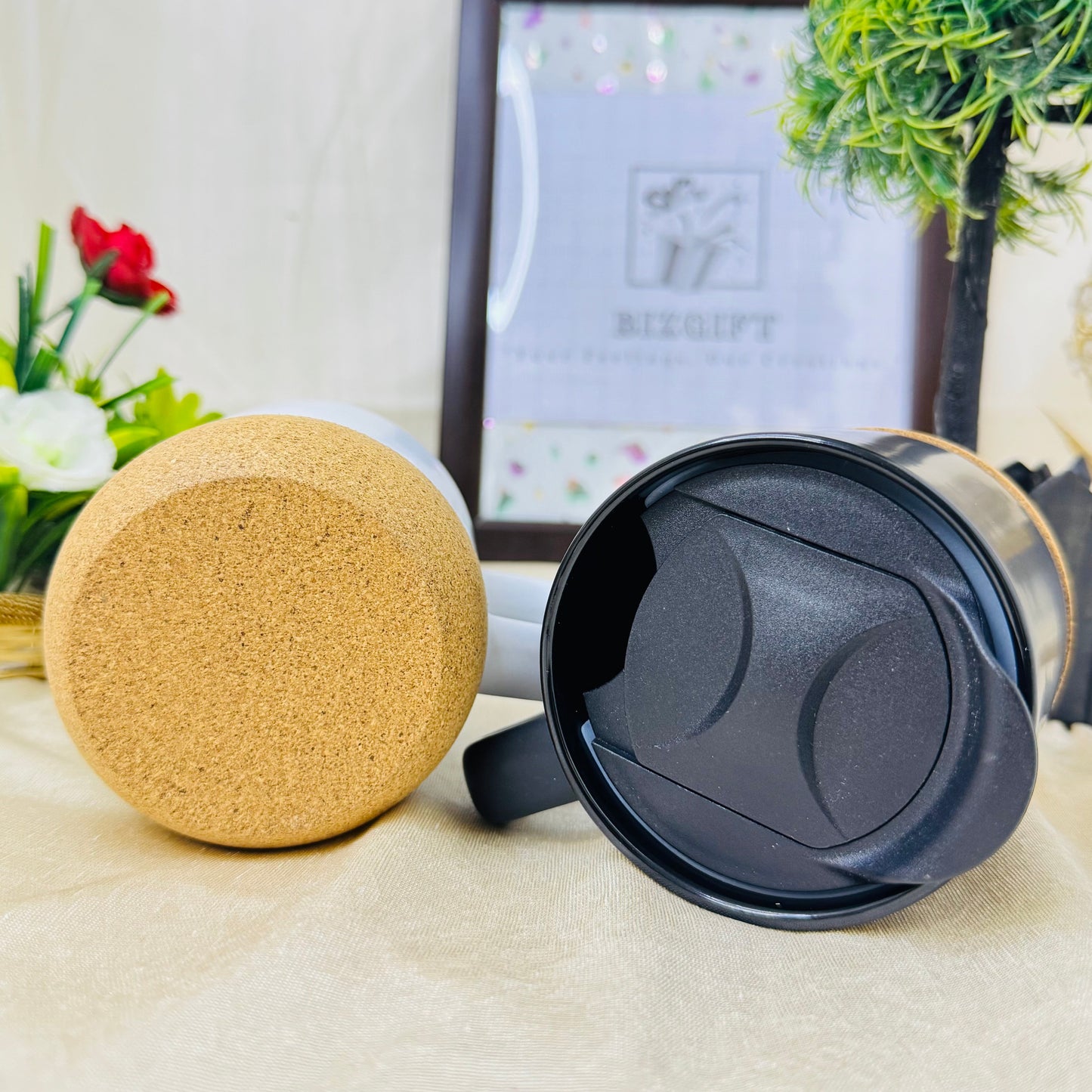 CERAMIC CORK MUG