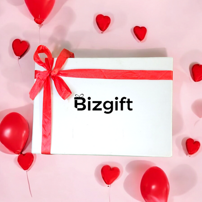 Personalized full red theme hamper box for valentine