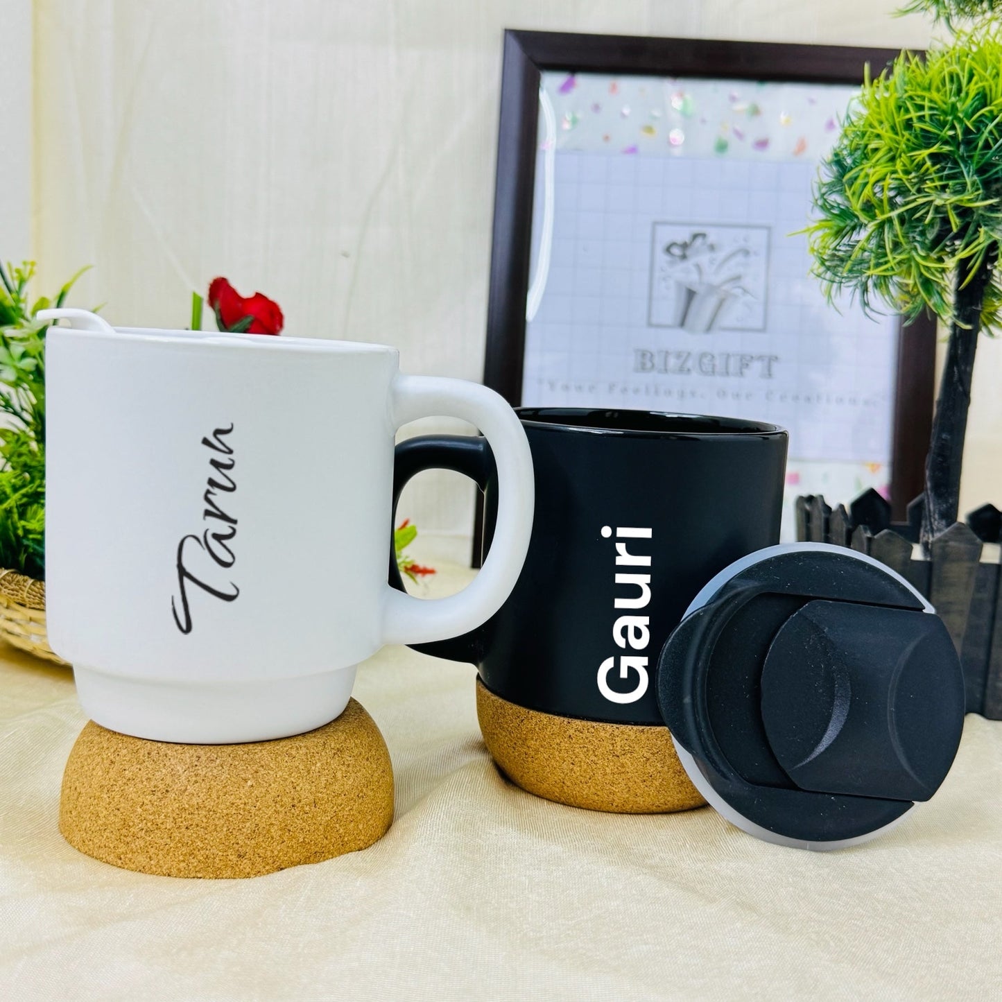 CERAMIC CORK MUG