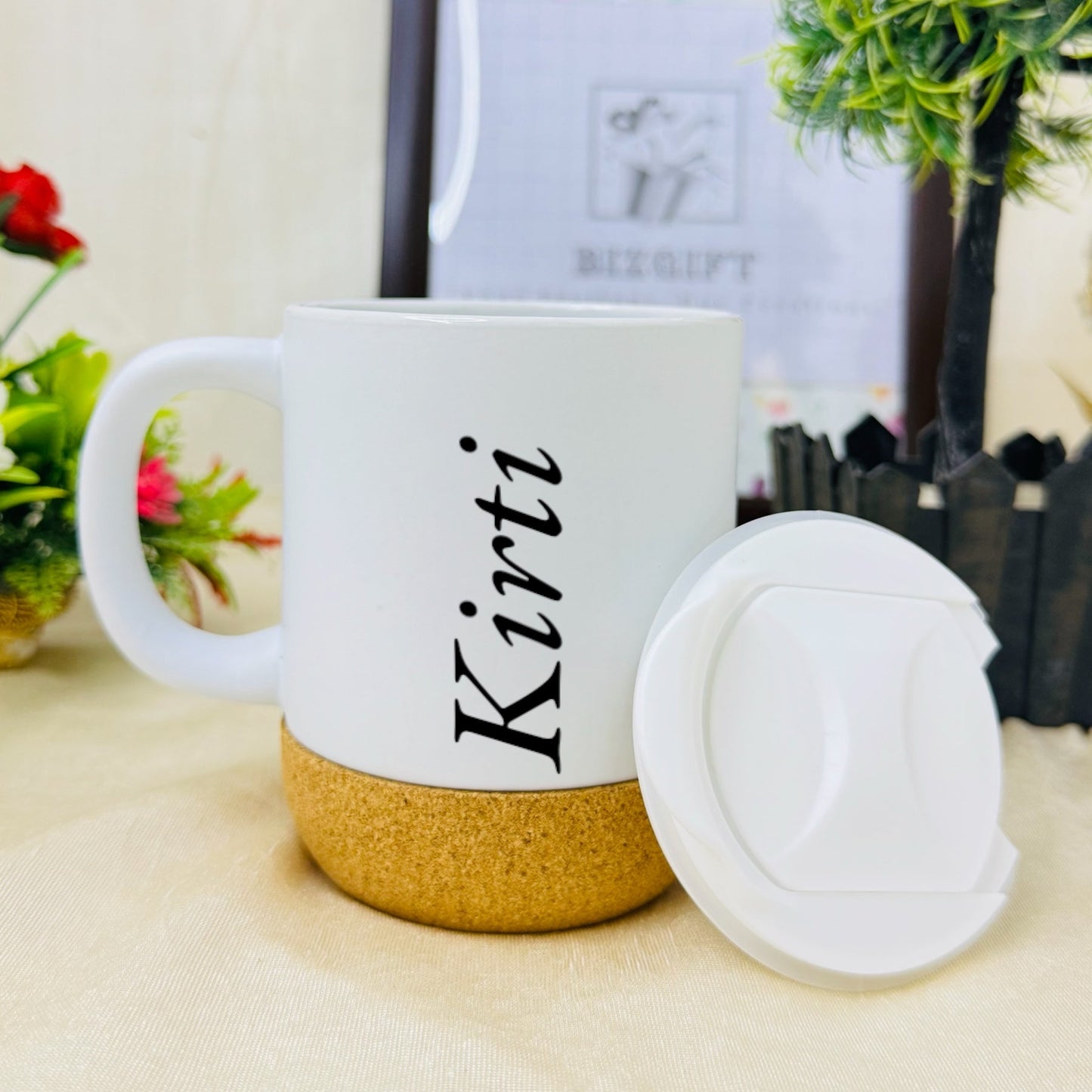 CERAMIC CORK MUG