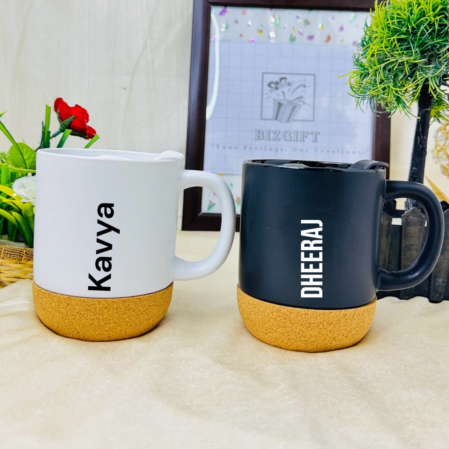 CERAMIC CORK MUG
